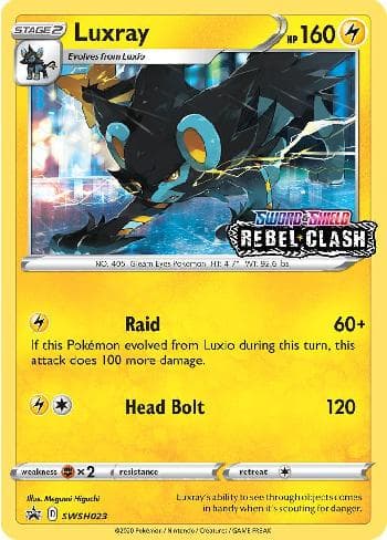 Luxray SWSH023 — Espada e Escudo Promos