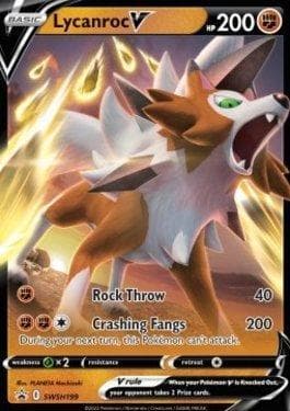Lycanroc-V SWSH199 — Espada e Escudo Promos