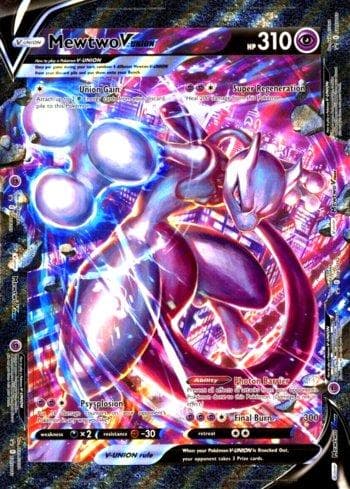 Carta Mewtwo-V-Union (Oversize) #SWSH159-O do set Espada e Escudo Promos — Pokémon TCG | Bynx