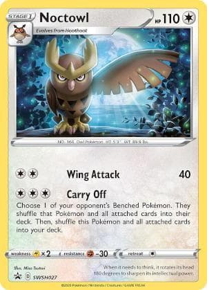 Noctowl SWSH027 — Espada e Escudo Promos