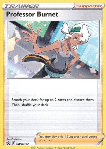 Carta Professor Burnet (Promo) #SWSH167P do set Espada e Escudo Promos — Pokémon TCG | Bynx