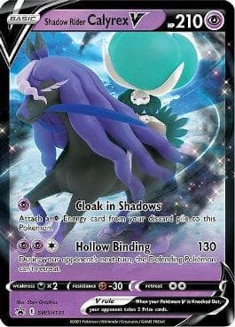 Shadow Rider Calyrex-V SWSH131 — Espada e Escudo Promos