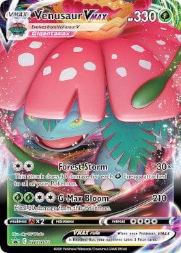 Carta Venusaur-VMAX #SWSH102 do set Espada e Escudo Promos — Pokémon TCG | Bynx