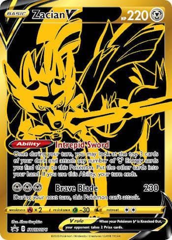 Zacian-V SWSH076 — Espada e Escudo Promos