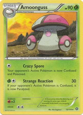 Carta Amoonguss 13/114 do set Cerco de Vapor — Pokémon TCG | Bynx