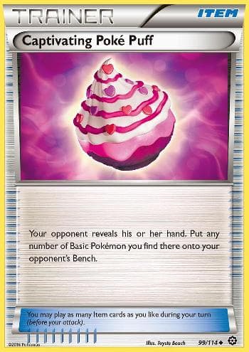Captivating Poké Puff 099/114 — Cerco de Vapor