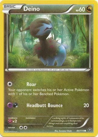 Carta Deino 84/114 do set Cerco de Vapor — Pokémon TCG | Bynx