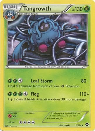 Carta Tangrowth 2/114 do set Cerco de Vapor — Pokémon TCG | Bynx