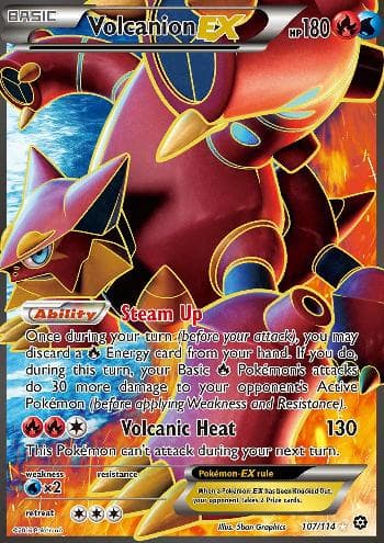 Volcanion-EX 107 — Cerco de Vapor