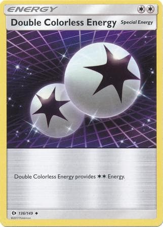 Carta Double Colorless Energy 136/149 do set Sol e Lua — Pokémon TCG | Bynx