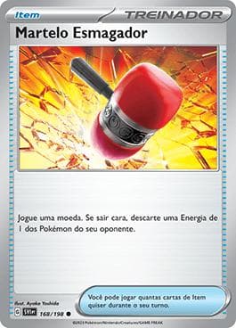 Carta Crushing Hammer 168/198 do set Escarlate e Violeta — Pokémon TCG | Bynx