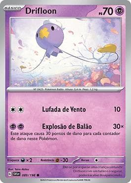Carta Drifloon 089/198 do set Escarlate e Violeta — Pokémon TCG | Bynx