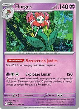 Carta Florges 093/198 do set Escarlate e Violeta — Pokémon TCG | Bynx