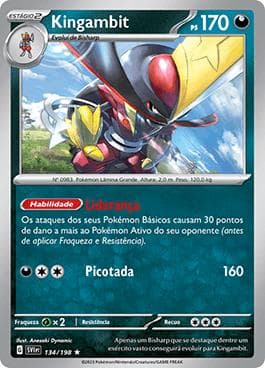 Carta Kingambit 134/198 do set Escarlate e Violeta — Pokémon TCG | Bynx