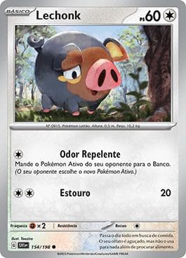 Carta Lechonk 154/198 do set Escarlate e Violeta — Pokémon TCG | Bynx