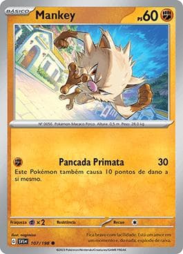 Mankey 107 — Escarlate e Violeta