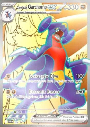 Cynthia's Garchomp ex 204/215 — Escarlate e Violeta Promos