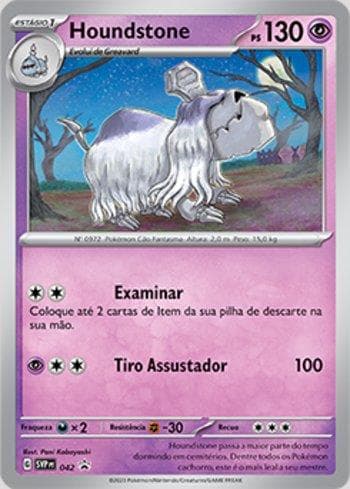 Houndstone 042/215 — Escarlate e Violeta Promos