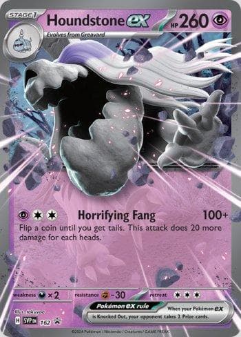 Houndstone ex 162/215 — Escarlate e Violeta Promos