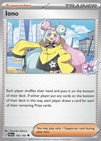 Iono (Cosmo Foil) 185b/215 — Escarlate e Violeta Promos
