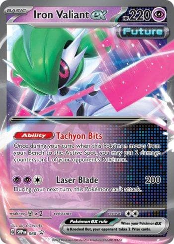Carta Iron Valiant ex 068/215 do set Escarlate e Violeta Promos — Pokémon TCG | Bynx