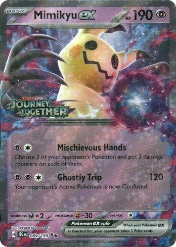 Mimikyu ex (Journey Together Stamped) 069b — Escarlate e Violeta Promos