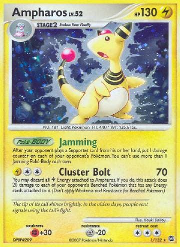 Ampharos 001/132 — Maravilhas Secretas
