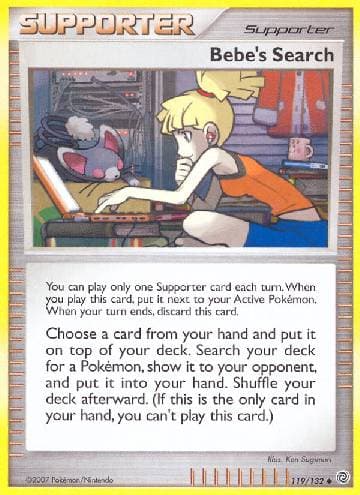 Carta Bebe's Search 119/132 do set Maravilhas Secretas — Pokémon TCG | Bynx