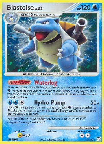 Carta Blastoise 2/132 do set Maravilhas Secretas — Pokémon TCG | Bynx