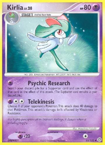 Carta Kirlia 53/132 do set Maravilhas Secretas — Pokémon TCG | Bynx