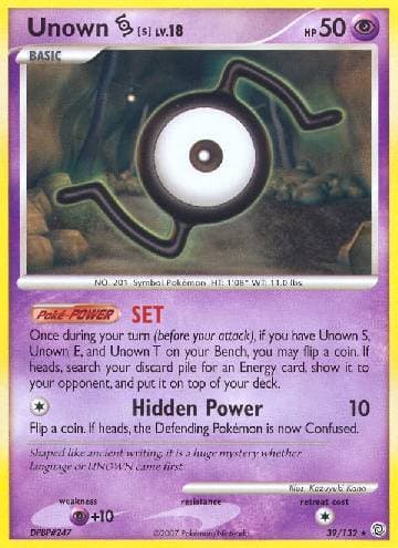 Unown S 39 — Maravilhas Secretas