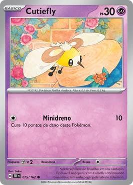 Carta Cutiefly 075/162 do set Forças Temporais — Pokémon TCG | Bynx