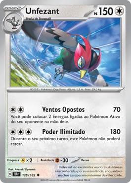 Unfezant 135 — Forças Temporais