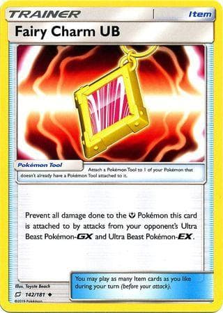 Carta Fairy Charm UB 142/181 do set União de Aliados — Pokémon TCG | Bynx