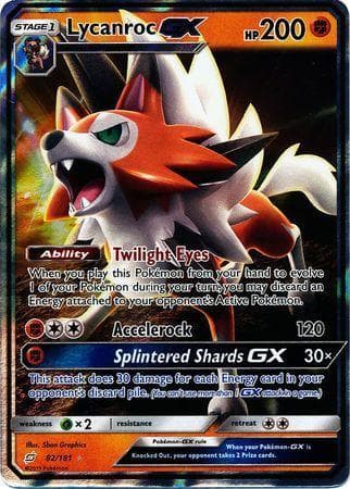 Lycanroc-GX 82 — União de Aliados