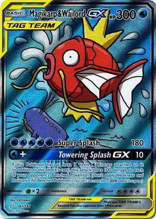 Carta Magikarp & Wailord-GX 161/181 do set União de Aliados — Pokémon TCG | Bynx