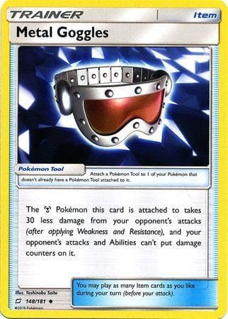 Carta Metal Goggles 148/181 do set União de Aliados — Pokémon TCG | Bynx