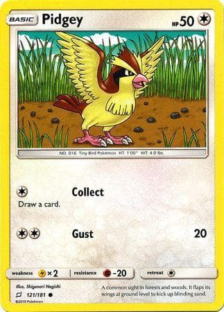 Carta Pidgey 121/181 do set União de Aliados — Pokémon TCG | Bynx