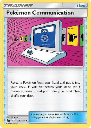Carta Pokémon Communication 152b/181 do set União de Aliados — Pokémon TCG | Bynx