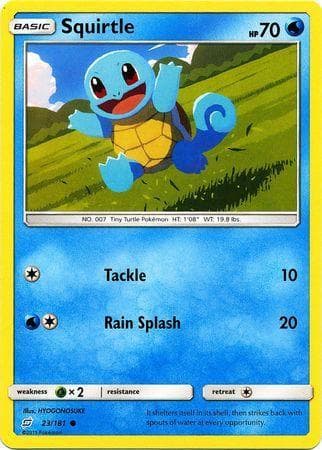 Carta Squirtle 23/181 do set União de Aliados — Pokémon TCG | Bynx