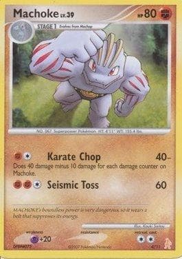 Machoke 04/11 — Diamond & Pearl Trainer Kit - Lucario