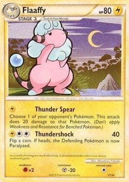 Flaaffy 17/30 — HS Trainer Kit - Raichu