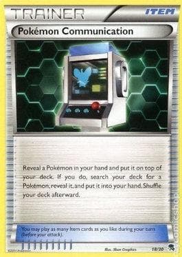 Carta Pokémon Communication 18/30 do set Black & White Trainer Kit - Zoroark — Pokémon TCG | Bynx