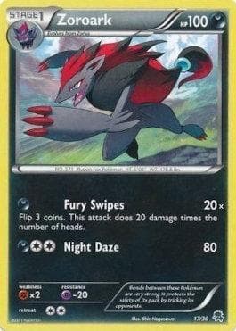 Carta Zoroark 17/30 do set Black & White Trainer Kit - Zoroark — Pokémon TCG | Bynx
