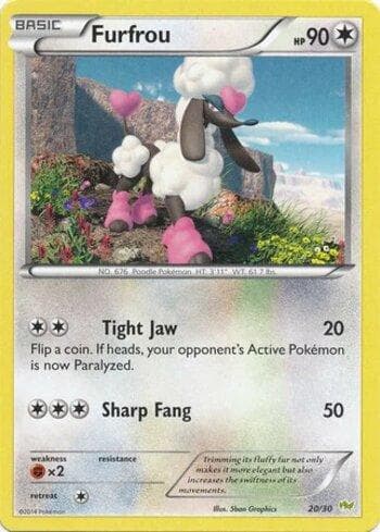 Carta Furfrou 20/30 do set XY Trainer Kit - Noivern — Pokémon TCG | Bynx