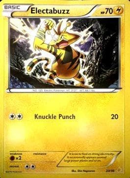 Electabuzz 023/30 — XY Trainer Kit - Pikachu Libre