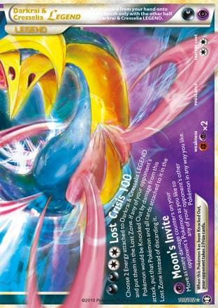 Carta Darkrai & Cresselia LEGEND 100/102 do set Triunfante — Pokémon TCG | Bynx