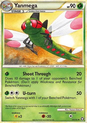 Carta Yanmega 54/102 do set Triunfante — Pokémon TCG | Bynx
