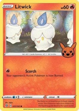 Carta Litwick 031/30 do set Trick or Trade BOOster 2022 — Pokémon TCG | Bynx