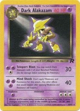Carta Dark Alakazam 18/82 do set Team Rocket — Pokémon TCG | Bynx